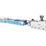 Pvc Double Wall Corrugated Roof Sheet Production Extrusion Line