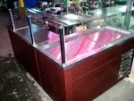150x150 Cm Refrigerated L Type Raw Meatball Counter - Image 11