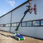800 Kg (4.95M) Rail Glass Transport Robot with Lifting Capacity
