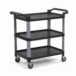 3-Tier Open Plastic Service Cart