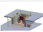 Platform 130 cm x130 cm H:1 Meter Scissor Disabled Platform - Image 2