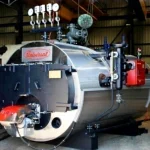 Scotch Type, 3 Pass, Flame-Smoke Tube Steam Boiler