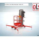 Aluminum Single Mast Vertical Personnel Lift