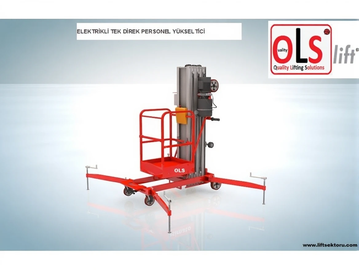 b8yz9drrh9rmw0cvbemrzxenjm Aluminum Single Mast Vertical Personnel Lift - Image 1