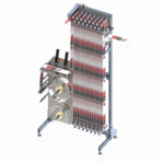 Double Coil Feeding Label Warping Machine