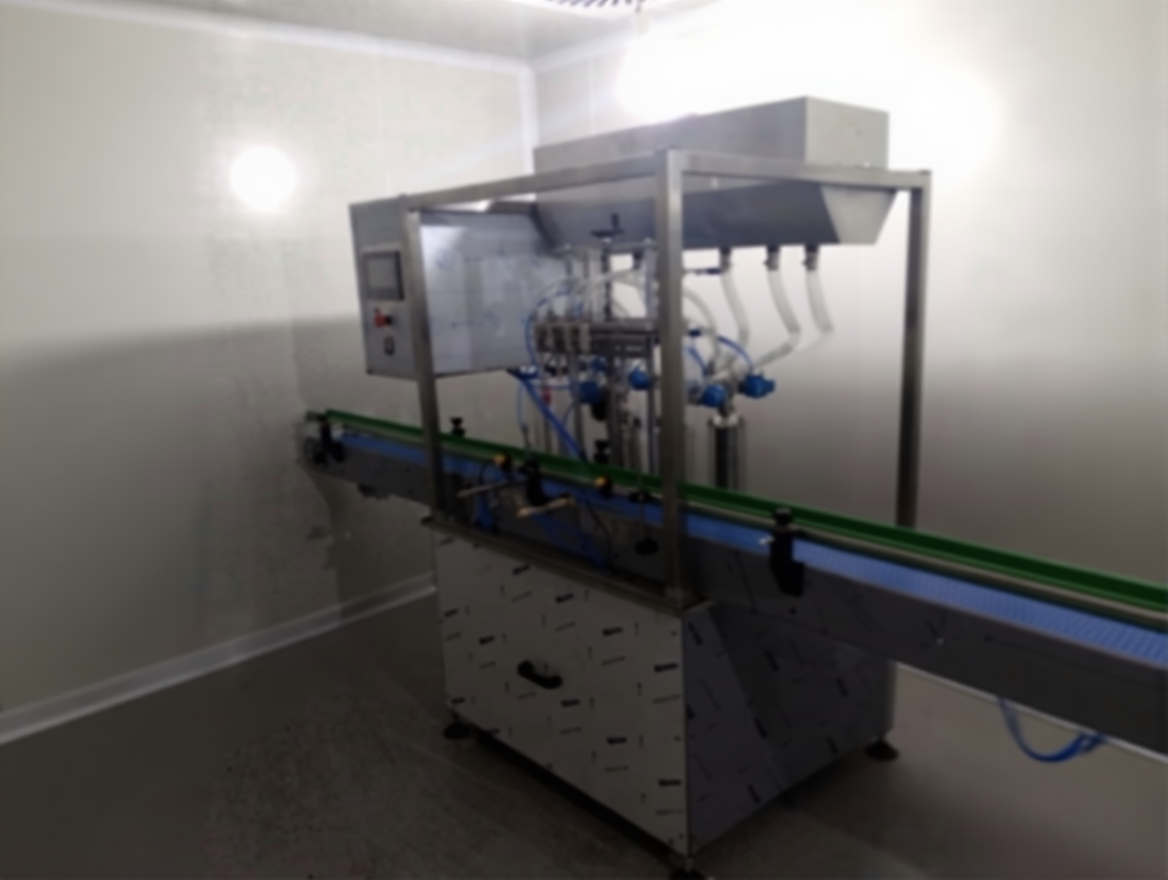 be3nfjvxjdrme0ctnrqbr19jww 250-1500 Ml 4 Nozzles (800-2500 Pieces / Hour) With Automatic Liquid Filling Machine - Image 1