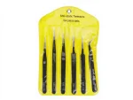 676 (6 Piece) Antistatic Precision Electronic Tweezer Set
