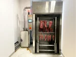 Single Cart 200 Kg / Hour Sausage Oven Meat Smoker Machine - Image 9