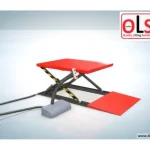 1 Ton 760 Cm Rampalı Sabit Scissor Lift Loading Platform