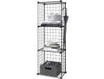 3 Grid Compartment Metal Wire Portable Modular Multi-Purpose Organizer Rack - Image 2