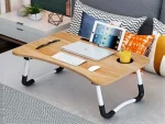 Bamboo Color Portable Laptop Desk Multifunctional