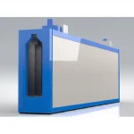 800X2300x20000mm Electric Tunnel Type Electrostatic Powder Coating Oven