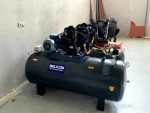 500 Lt 12 Bar, Three Head (3090), 10 Hp Domestic Motor, 380 Volt Panel Compressor