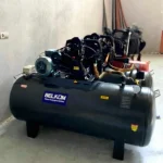 500 Lt 12 Bar, Three Head (3090), 10 Hp Domestic Motor, 380 Volt Panel Compressor