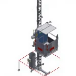 1000 Kg Vertical Creamer Platform