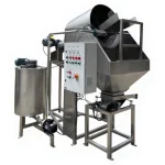 25-60 Kg / Hour Semi-Automatic Nut Coating and Salting Machine