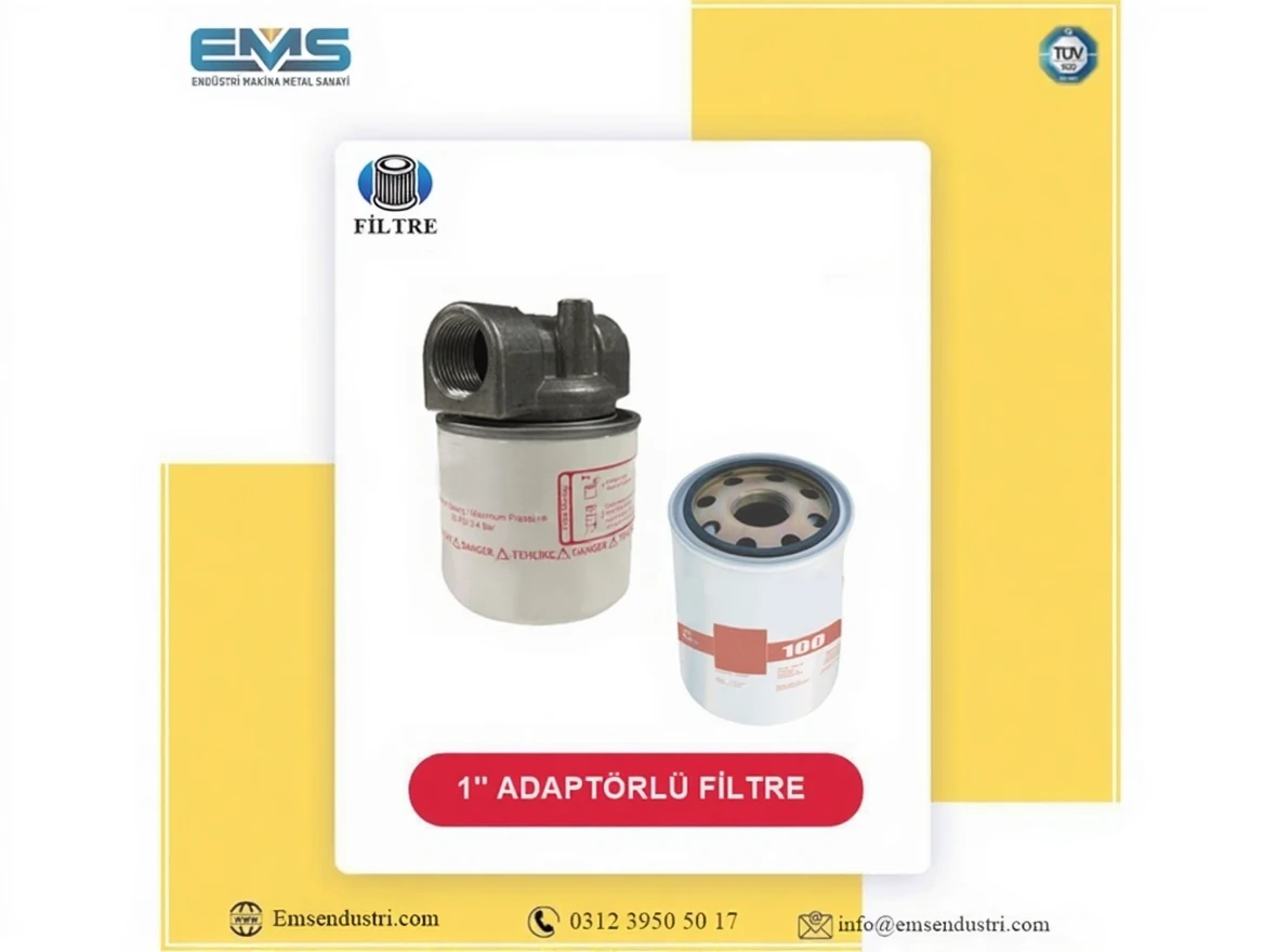 bzrctmb4k9rmt0cvy29tpqvj3g 1'' Inlet-Outlet Fuel Filter with Adaptor - Image 1