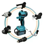 58Volt Çok Amaçlı Şarjlı Akülü Vidalama Makinası 6'Lı Set