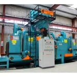 8 Türbinli 2100mm*1100mm Yatay Kontinü Kumlama Makinası