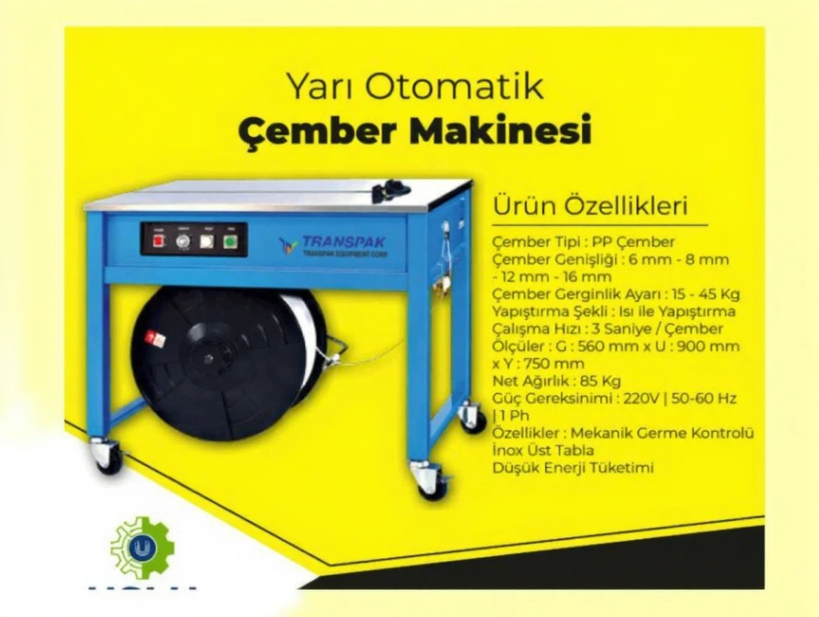 c9bnw27rkxrmc0cts3bv1qnabr 6-16 mm Semi-Automatic Strapping Machine - Image 1