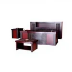 Big Boss Leather Office Desk Set