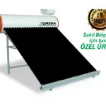 170 Lt/Day 24 Vacuum Tube Pressurized Solar Energy System for Coastal Areas