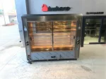 24 Şişli Natural Gas and LPG Double Showcase Chicken Rotisserie Machine - Image 3
