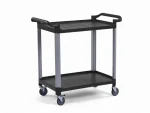 2-Tier Open Plastic Service Cart