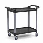 2-Tier Open Plastic Service Cart