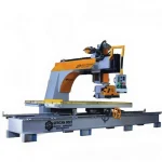 Open Rail Rotary Head Marble and Granite Cutting Machine