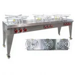 Triple Burner Natural Gas and LPG Ground Stove