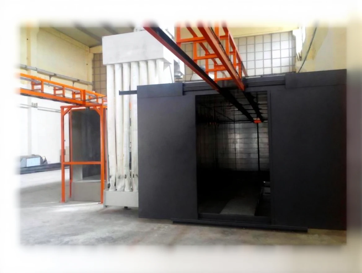 cmznee2m1xrmw0cvd86rfs4b7m 2022 Top Mounted Powder Coating Oven with Pallets - Image 1