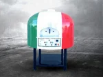 165x165 cm Rotating Base Gas Pizza Oven