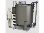 1300 Kg Stirrer Jacketed Chocolate Resting Stock Tank - Image 5