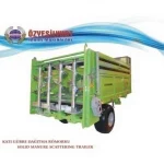 Solid Fertilizer Distributor Trailer / Ozturk Green Land Machinery OYT01