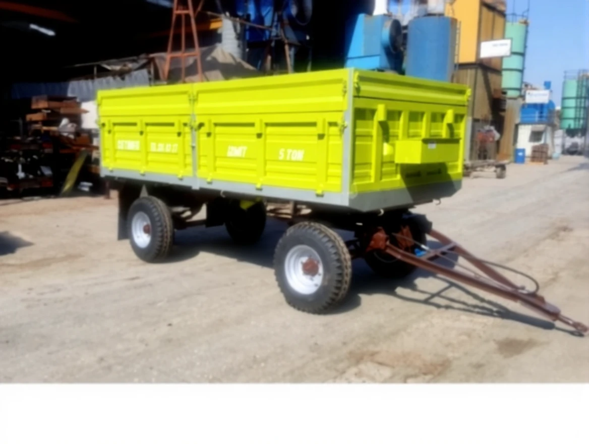cs61kykvrxrmr0cvp189k4gxjw Two Axle Rotating Type 5 Ton Trailer - Image 1