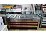 Stainless Steel 200X85x125 Cm 12 Compartment Food Counter