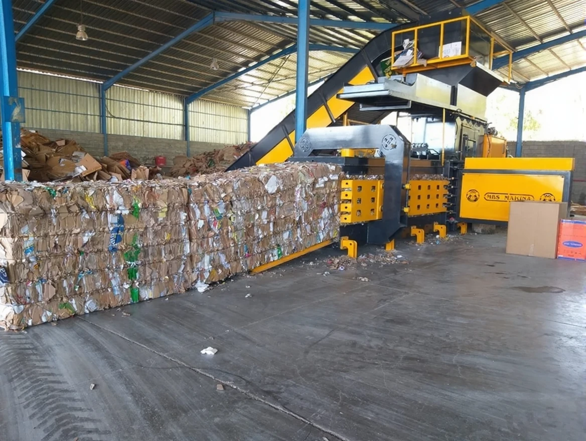 ctvfgp8jz9rme0ctv31rsss78c Fully Automatic 110X120(120) Paper Sack Nylon Pet Baling Press Machine - Image 1