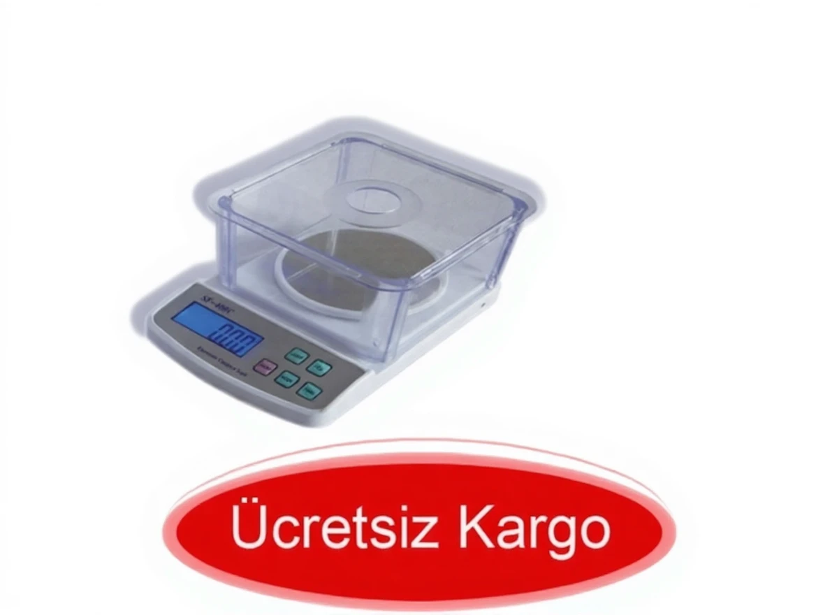 cwe6sxhs0nrm80cv25ztb4bb0w 500 Gr (0.01 Gr Precision) Digital Scale with Jar - Image 1