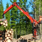 5 Ton (10.4 Mt.) Log Loading Mobile Crane