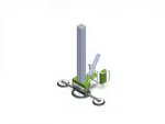 300 Kg Vertical Transport, Tilt and Rotation Capable Compact Vacuum Lifting System - Image 3