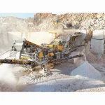 250-350 Tons / Hour Wobbler Feeder Mobile Stone Crushing Plant