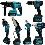 Cordless 6-piece Hand Tool Set