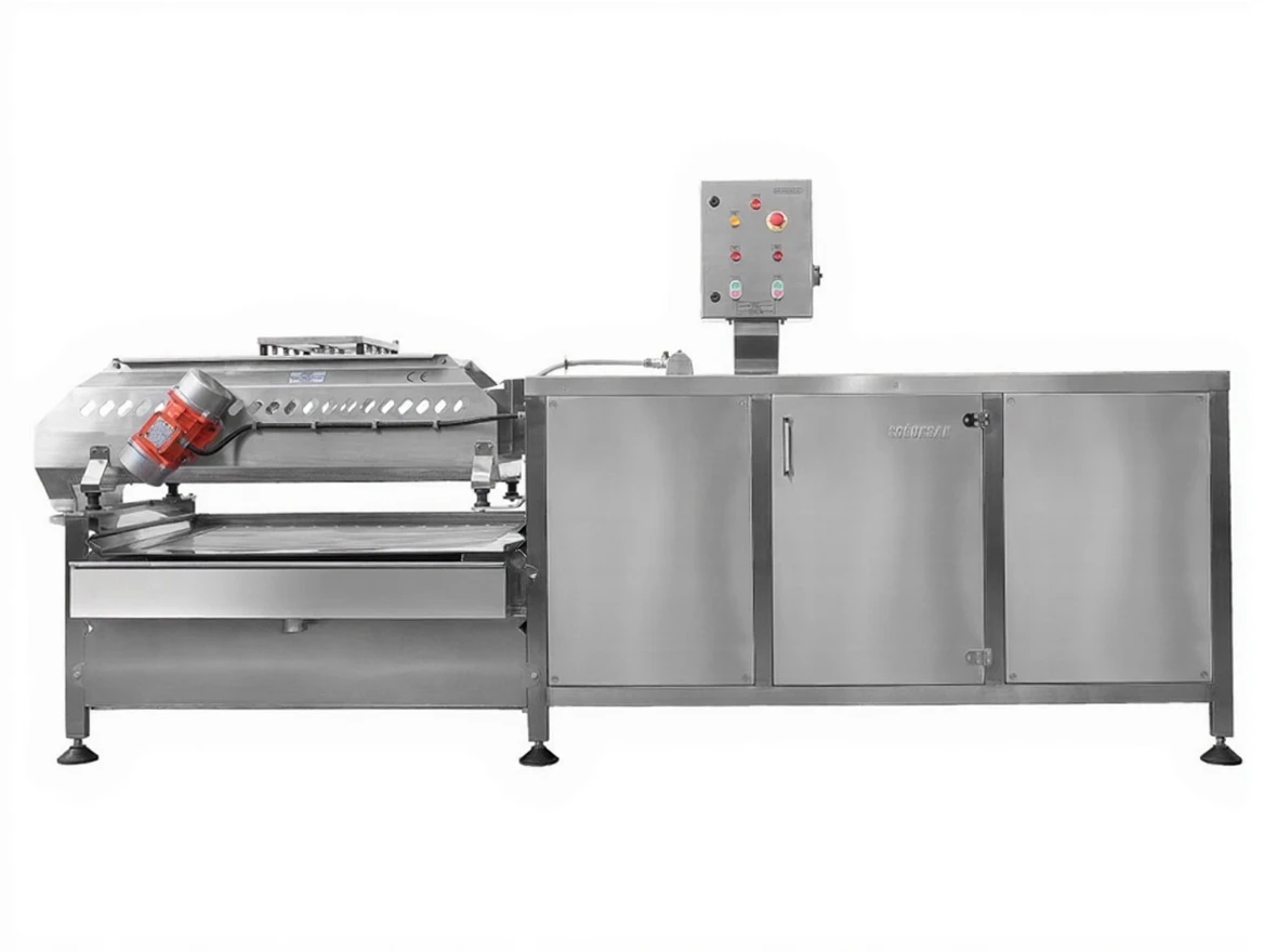 d8xz08mpahrme0ctybtazj3gy8 Vegetable Washing Machine with Vibration Conveyor - Image 1