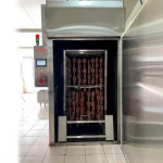 2 Car Meat Smoking Oven with 2 Car Sausage Oven