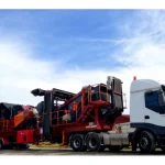120-180 Ton / Hour Mobile Stone Crushing Screening Plant