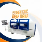 2 Axis 2 Unit Wooden Cnc Lathe Machine