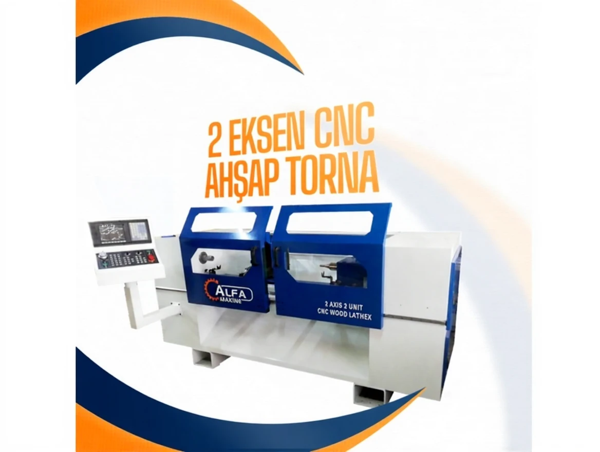 df4rezsr4nrmt0cvgdmrvxkptm 2 Axis 2 Unit Wooden Cnc Lathe Machine - Image 1