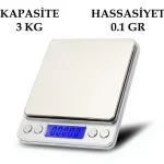 I2000 (3000Gr) 0.1Gr Electronic Digital Display Portable Pocket Scale