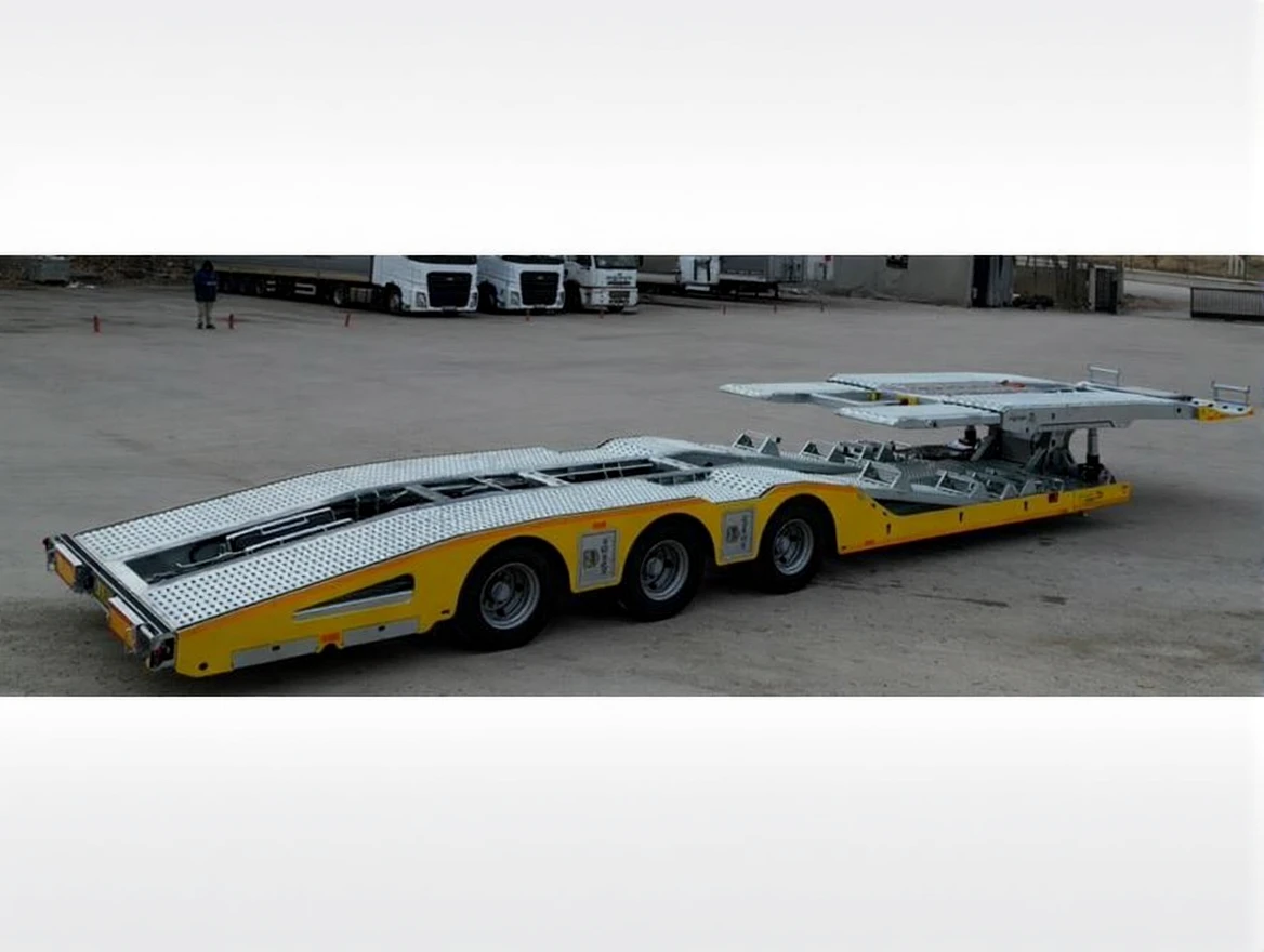 dfs8p8hng5rmw0cvyzds4yr044 3 Axle Semi Trailer Truck Carrier - Image 1